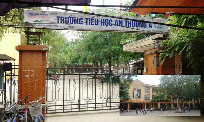 Trường Tiểu học An Thượng A, nơi xảy ra vụ việc. (Ảnh: LC)