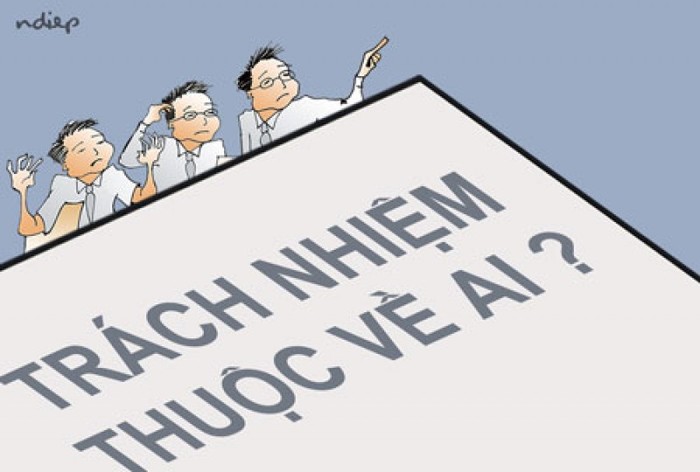 &quot;Trách nhiệm thuộc về ai?&quot;, câu hỏi không lời đáp? (Tranh minh hoa: ndiep)