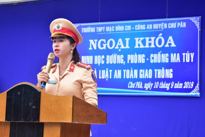 Hoạt động phòng chống ma túy học đường cần được đẩy mạnh và đi vào thực tiễn đời sống các em học sinh (Ảnh: Hoạt động ngoại khóa của Trường Mạc Đĩnh Chi, huyện Chư PăH, Gia Lai).