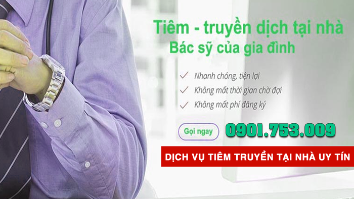 Bất chấp quy định của ngành y, nhiều dịch vụ tiêm truyền tại nhà vẫn đang quảng cáo rầm rộ. (Ảnh chụp màn hình)