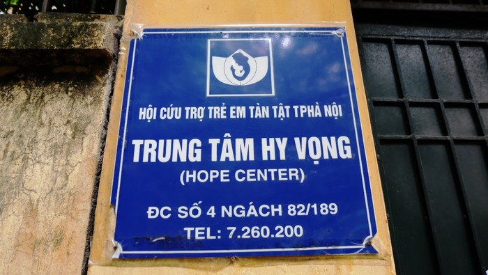 Trung tâm Hi Vọng, ngôi nhà của những đữa trẻ bị khuyết tật về trí não. (Ảnh: LC)