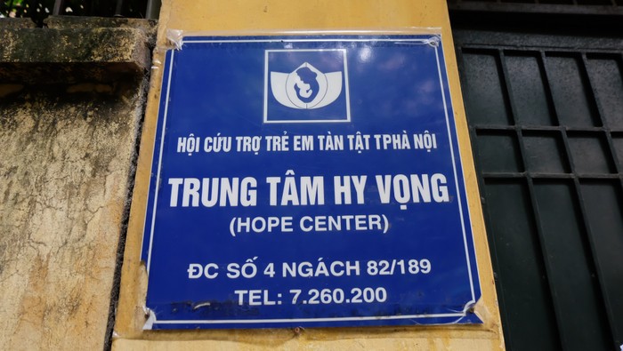 Trung tâm Hy Vọng của bác sĩ Đỗ Thúy Nga. Ảnh: LC