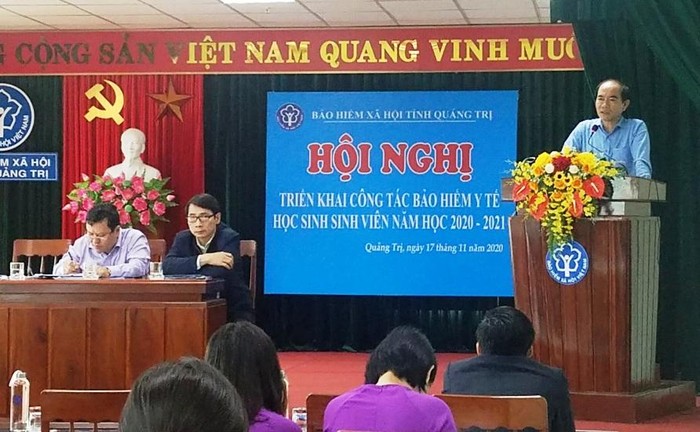 Hội nghị triển khai công tác bảo hiểm y tế học sinh, sinh viên năm học 2020 - 2021 ở Quảng Trị.