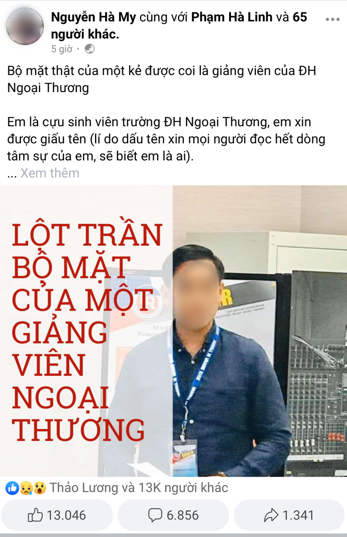 Thông tin đăng tải lên mạng nhận được sự quan tâm của dư luận. Ảnh: Chụp màn hình