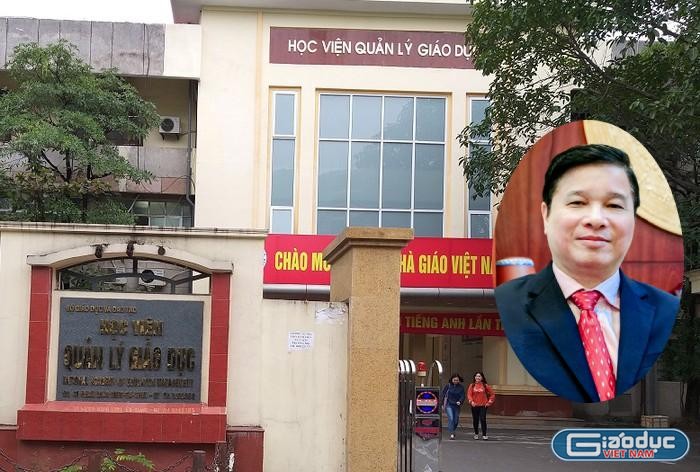 Giám đốc Học viện Quản lý giáo dục nhiệm kỳ 2016-2021 là ông Phạm Quang Trung. Ảnh: Như Hải