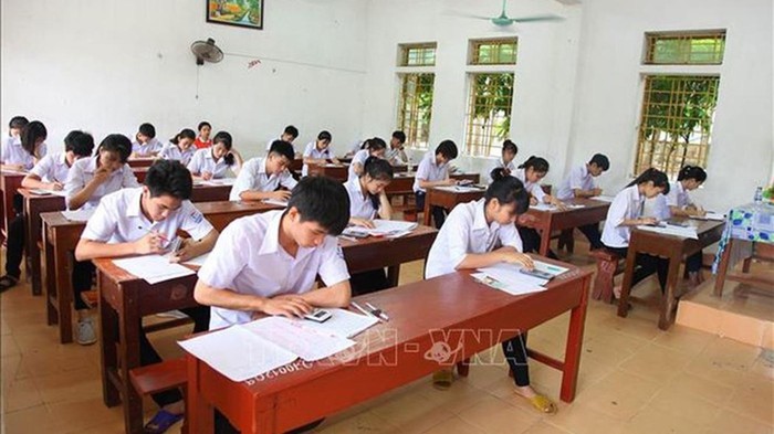 Việc phát nhầm đề thi ở 2 địa phương đã khiến học sinh lớp 9 cả tỉnh Thanh Hóa phải đổi lịch thi. Ảnh minh họa: TTXVN