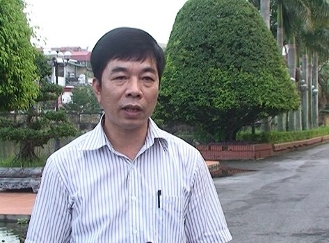 Ngoài chức vụ Phó chủ tịch, ông Túy còn là Trưởng ban chỉ đạo Thi hành án dân sự huyện Tiền Hải. (Ảnh: thaibinhtv)