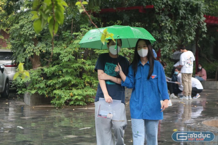 Thí sinh tham dự kỳ thi tốt nghiệp trung học phổ thông năm 2022 tại Hà Nội. Ảnh minh họa: DN