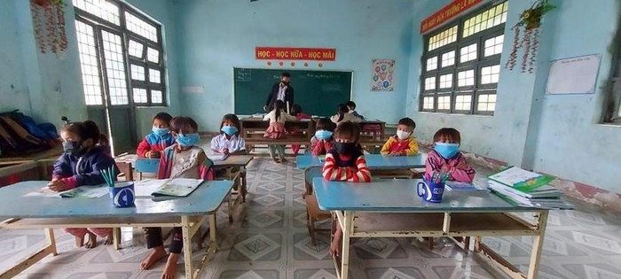 Học sinh tại huyện Đăk Glei (Kon Tum). Ảnh: Website Sở Giáo dục và Đào tạo tỉnh Kon Tum
