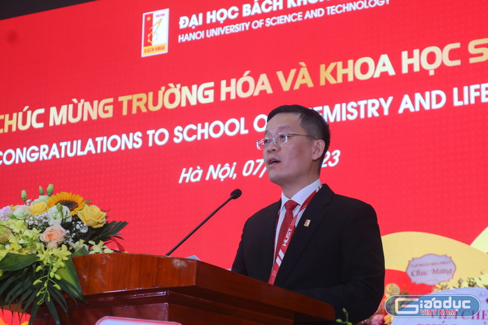 Phó giáo sư Chu Kỳ Sơn - Tân Hiệu trưởng Trường Hóa và Khoa học sự sống, Đại học Bách khoa Hà Nội. Ảnh: Doãn Nhàn