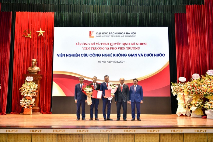 Viện Nghiên cứu công nghệ Không gian và Dưới nước  Viện trưởng: Tiến sĩ Đinh Tấn Hưng – Giảng viên Trường Cơ khí;  Phó Viện trưởng: Tiến sĩ Hán Trọng Thanh - Giảng viên chính Trường Điện – Điện tử.