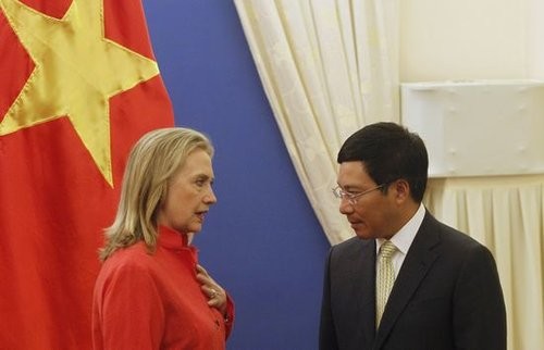 Chuyến công du Việt Nam của Ngoại trưởng Mỹ Hillary Clinton trước khi sang Campuchia tham dự diễn đàn An ninh ASEAN mở rộng