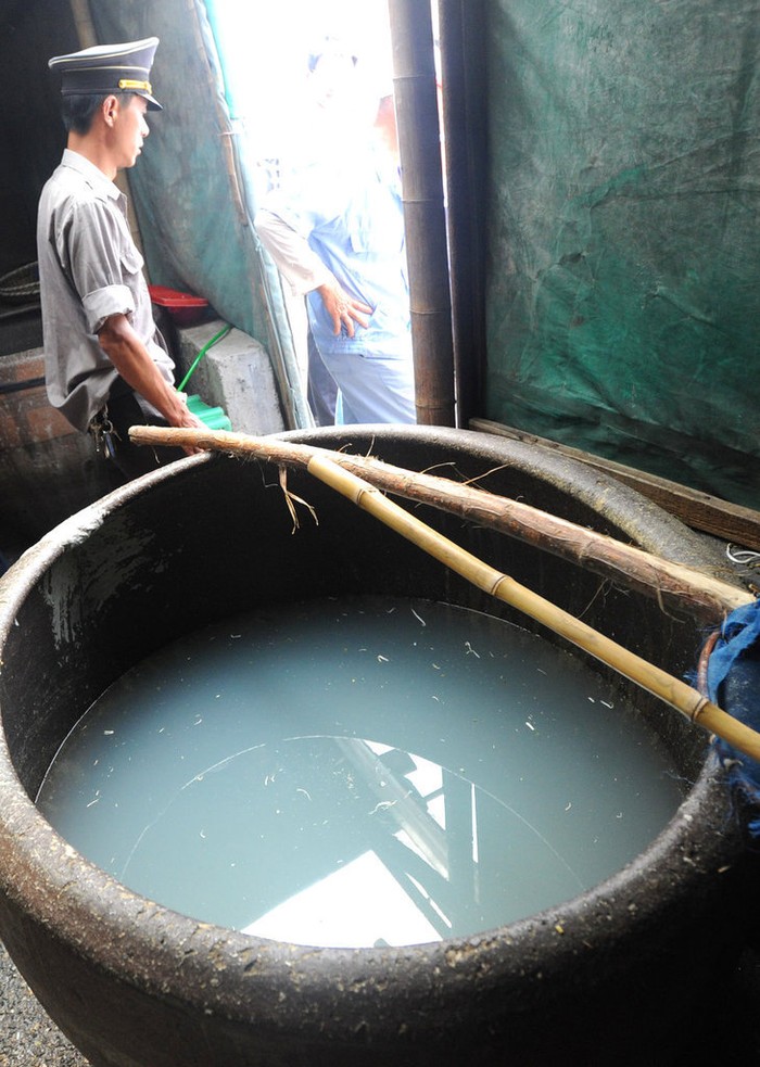 Vại ngâm hóa chất làm trắng giá đỗ