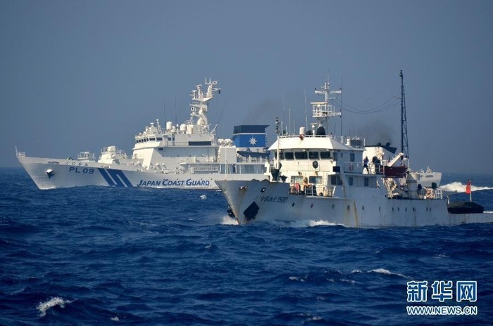 3 ngày qua, tàu Cảnh sát biển Nhật Bản phải liên tục rượt đuổi tàu Ngư chính Trung Quốc đang lăm le tiến lại gần đảo Senkaku