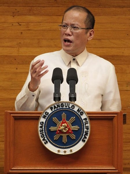 Tổng thống Philippines Aquino phát biểu trước Quốc hội hôm 23/7