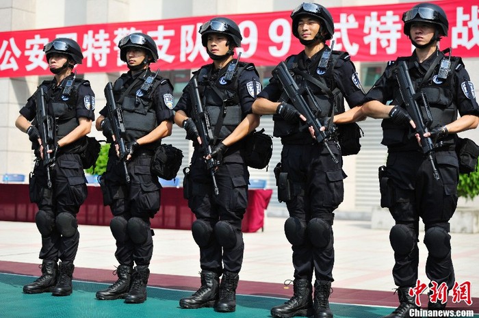 Ra mắt quân phục mới mẫu 99 cảnh sát đặc nhiệm Trung Quốc