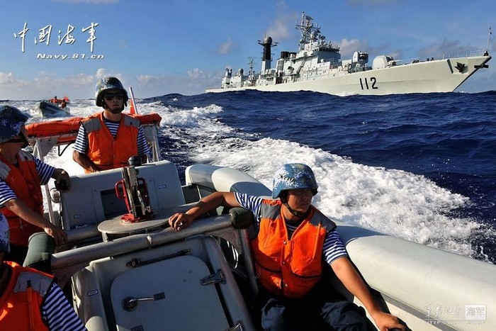 Biên đội tàu chiến hạm đội Bắc Hải, Trung Quốc đang phô trương sức mạnh trên Tây Thái Bình Dương