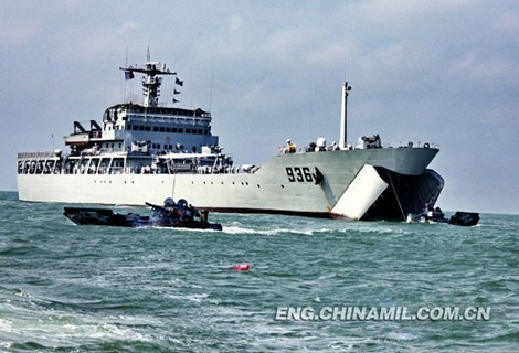 Tàu đổ bộ Trung Quốc (hình minh họa)
