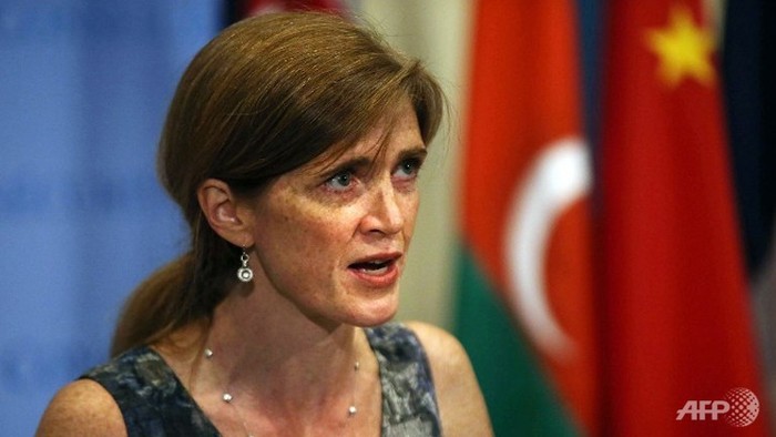 Đại sứ Mỹ tại Liên Hợp Quốc Samantha Power.