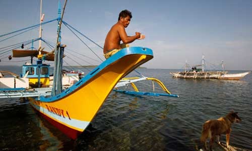 Tàu cá Philippines, hình minh họa.