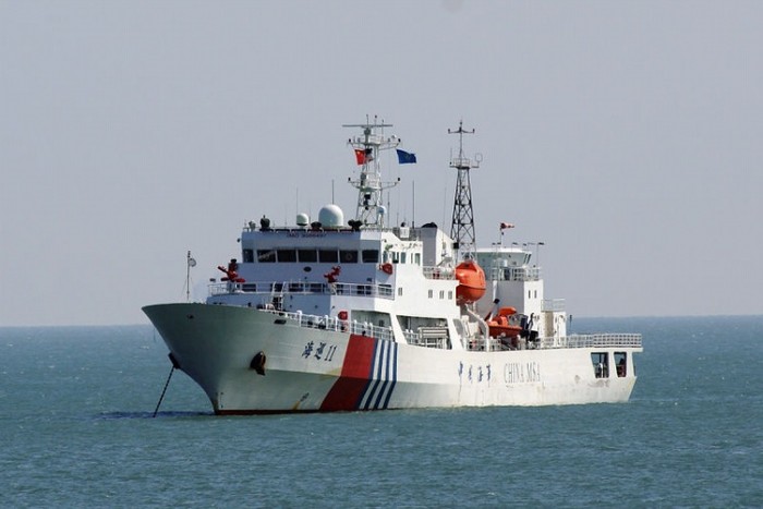 Tàu Hải tuần Trung Quốc tuần tra trái phép Biển Đông, hình minh họa.