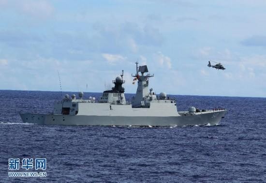 Tàu hải quân Trung Quốc, hình minh họa.