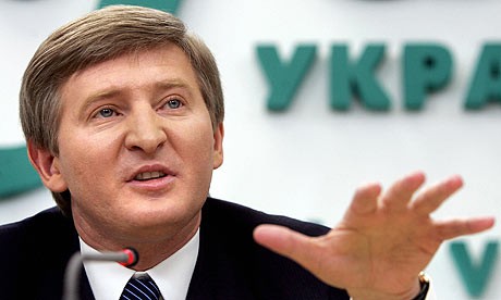 Tỉ phú Ukraine Rinat Akhmetov.