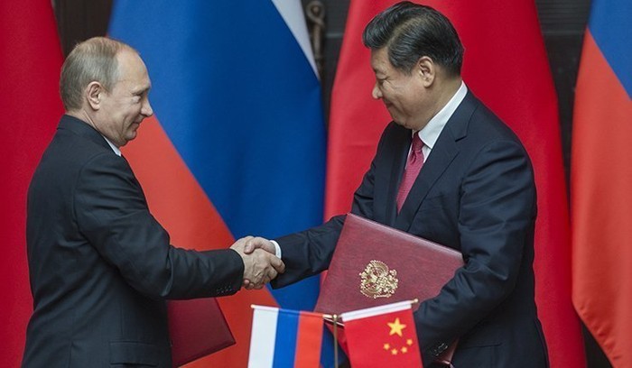 Mặc dù Nga - Trung đẩy mạnh hợp tác song phương, nhưng Nga có lợi ích riêng của Nga, Trung Quốc có lợi ích riêng của Trung Quốc. Ảnh: RIA Novosti / Alexey Druzhinin.