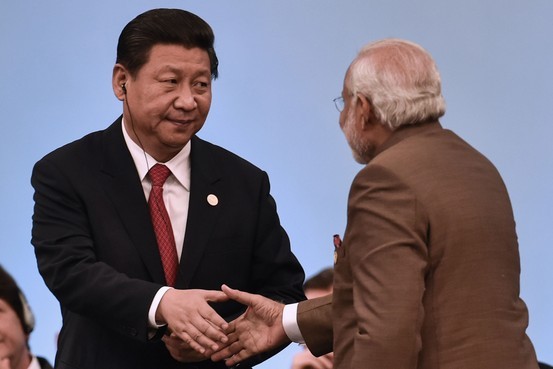 Ông Tập Cận Bình và Thủ tướng Ấn Độ Narendra Modi.