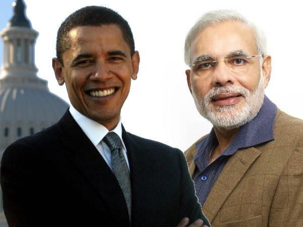 Tổng thống Mỹ Barack Obama và Thủ tướng Ấn Độ Narendra Modi.