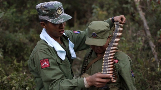 Phiến quân Myanmar ở Kokang.