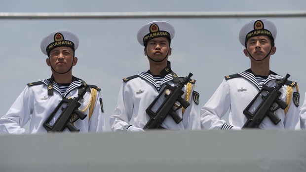 Lính hải quân Trung Quốc, hình minh họa: Reuters.