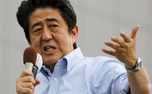 Thủ tướng Nhật Bản Shinzo Abe. Ảnh: SCMP.