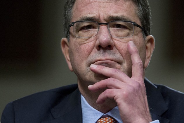 Bộ trưởng Quốc phòng Mỹ Ash Carter. Ảnh: Bloomberg.