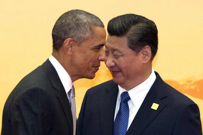 Tổng thống Mỹ Barack Obama và Chủ tịch Trung Quốc Tập Cận Bình. Ảnh: Washington Times.