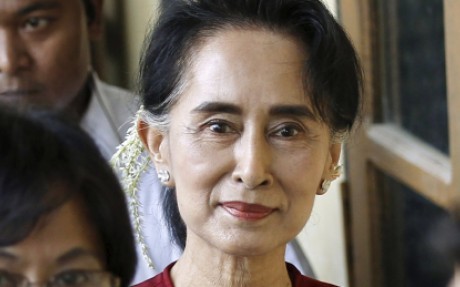 Bà Aung San Suu Kiy, ảnh: Reuters/SCMP.