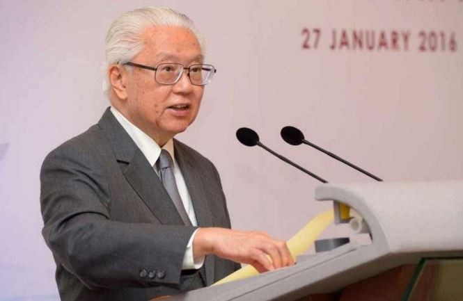 Tổng thống Singapore Tony Tan. Ảnh: The Straits Times.