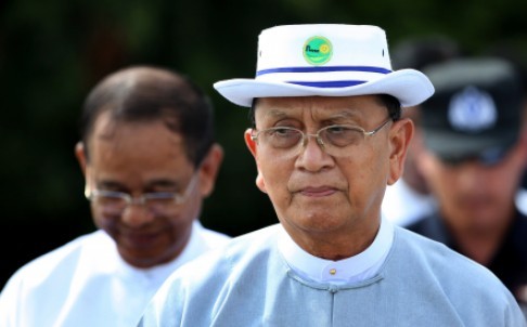 Tổng thống Myanmar Thein Sein sau khi mãn nhiệm sẽ quay lại vực dậy USDP, ảnh: AP/South China Morning Post.