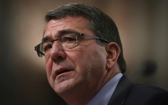 Bộ trưởng Quốc phòng Mỹ Ash Carter, ảnh: ALEX WONG / GETTY.