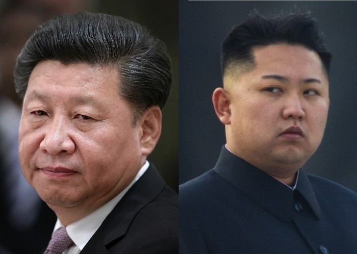 Ông Tập Cận Bình và ông Kim Jong-un, ảnh: koreatimesus.com.