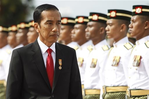 Tổng thống Indonesia Joko Widodo, ảnh: AP.