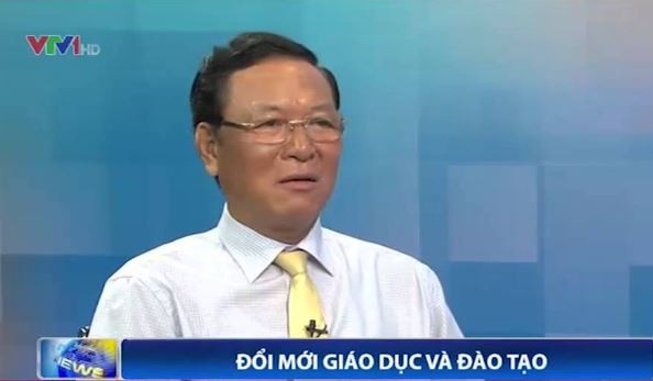 Nguyên Bộ trưởng Bộ Giáo dục và Đào tạo Phạm Vũ Luận, ảnh: VTV.