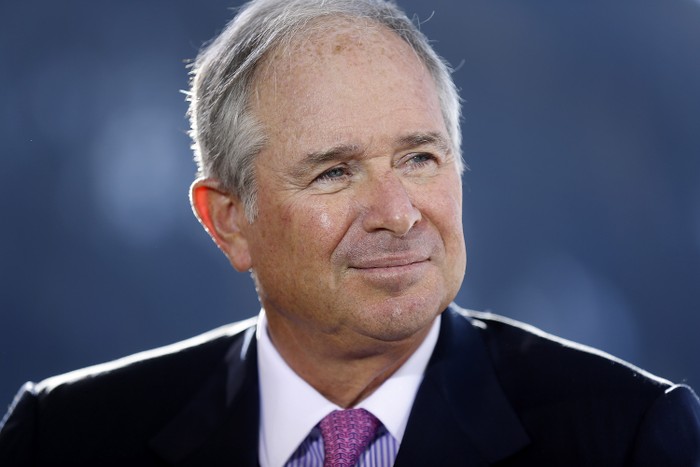 Tỷ phú Stephen Schwarzman, Chủ tịch Diễn đàn Chiến lược và chính sách do Tổng thống Mỹ thành lập. Ảnh: Bloomberg.