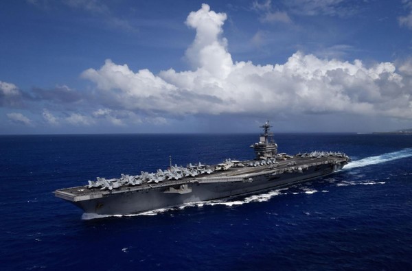 Hàng không mẫu hạm USS Theodore Roosevelt. Ảnh: ETtoday.net