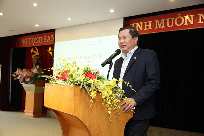 Ông Lê Ngọc Quang, Phó giám đốc Sở Giáo dục và Đào tạo Hà Nội, ảnh: hanoi.edu.vn.