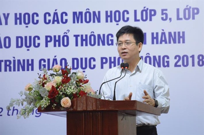 Vụ trưởng Vụ Giáo dục trung học Nguyễn Xuân Thành, ảnh: moet.gov.vn.