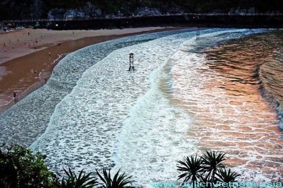 Bãi biển Trà Cổ còn được đánh giá là nơi tắm biển lý tưởng với nước trong xanh và sạch. Điều đặc biệt ở biển Cát Bà là dưới chân những hòn đảo đá nhô lên từ mặt biển có khá nhiều những bãi tắm nhỏ. Đây được coi là ưu thế nổi bật của du lịch biển Cát Bà.