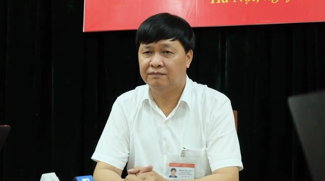 Ông Phạm Gia Hữu - Trưởng Phòng Giáo dục và Đào tạo quận Thanh Xuân. (Ảnh: Q.Q)