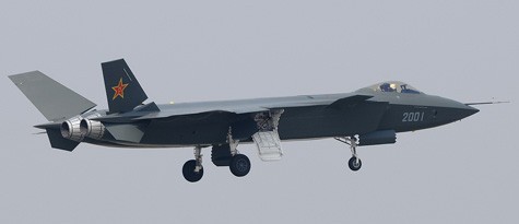 Tàng hình cơ J-20 của Trung Quốc.