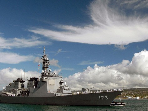 Khu trục hạm JDS Kongo (DDG-173) của hải quân phòng vệ Nhật Bản.